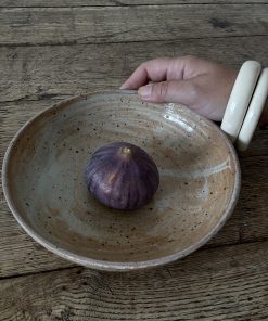 Coupe en grès émaillé