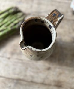 Alternative view of Pichet en grès pyrité – céramique artisanale vintage