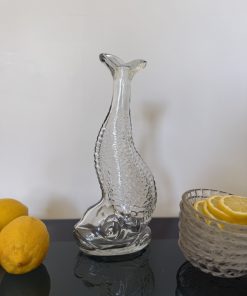 Carafe en verre poisson