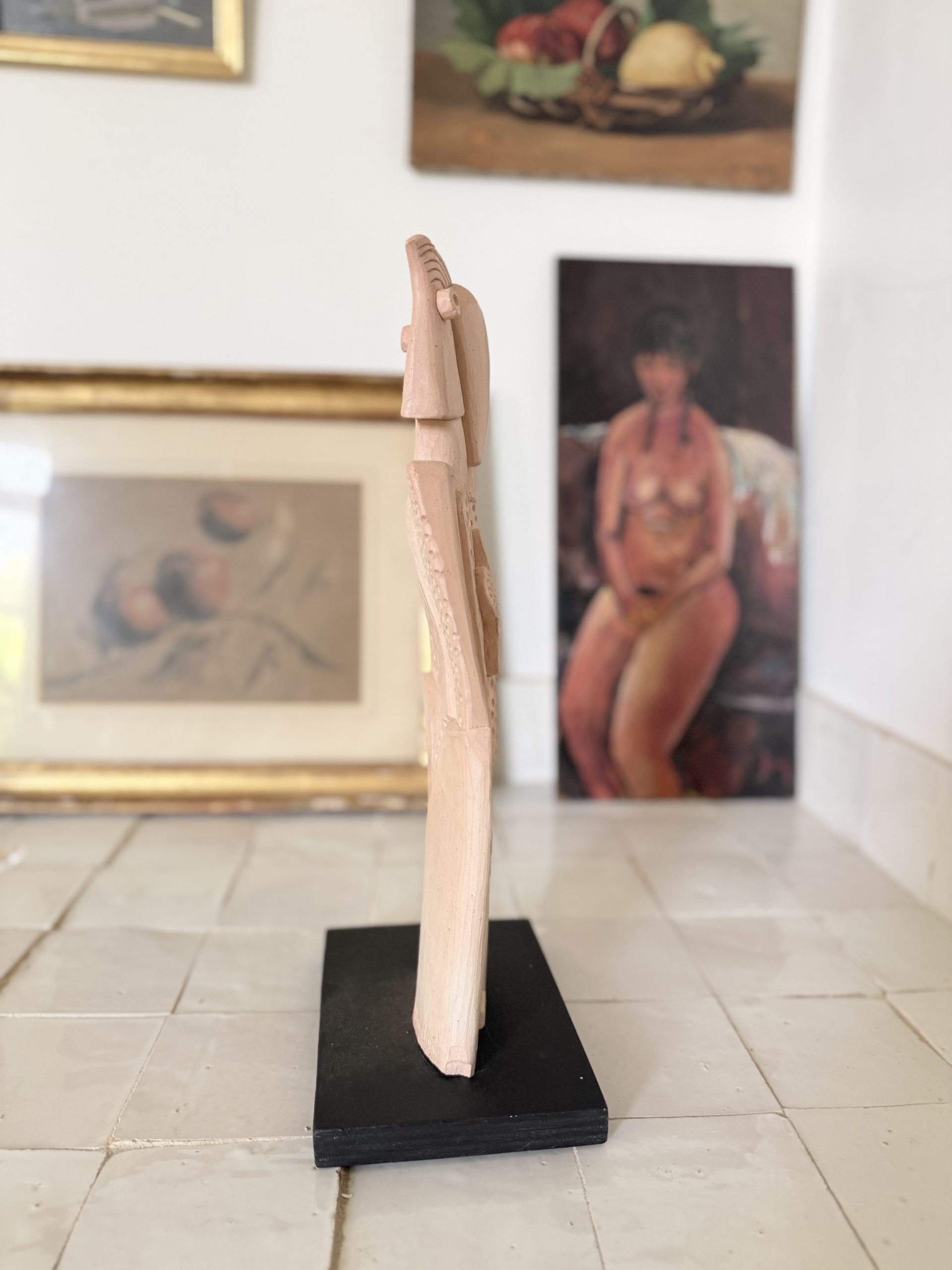 Sculpture en terre cuite signée Alain Michel Boucher – Image 7