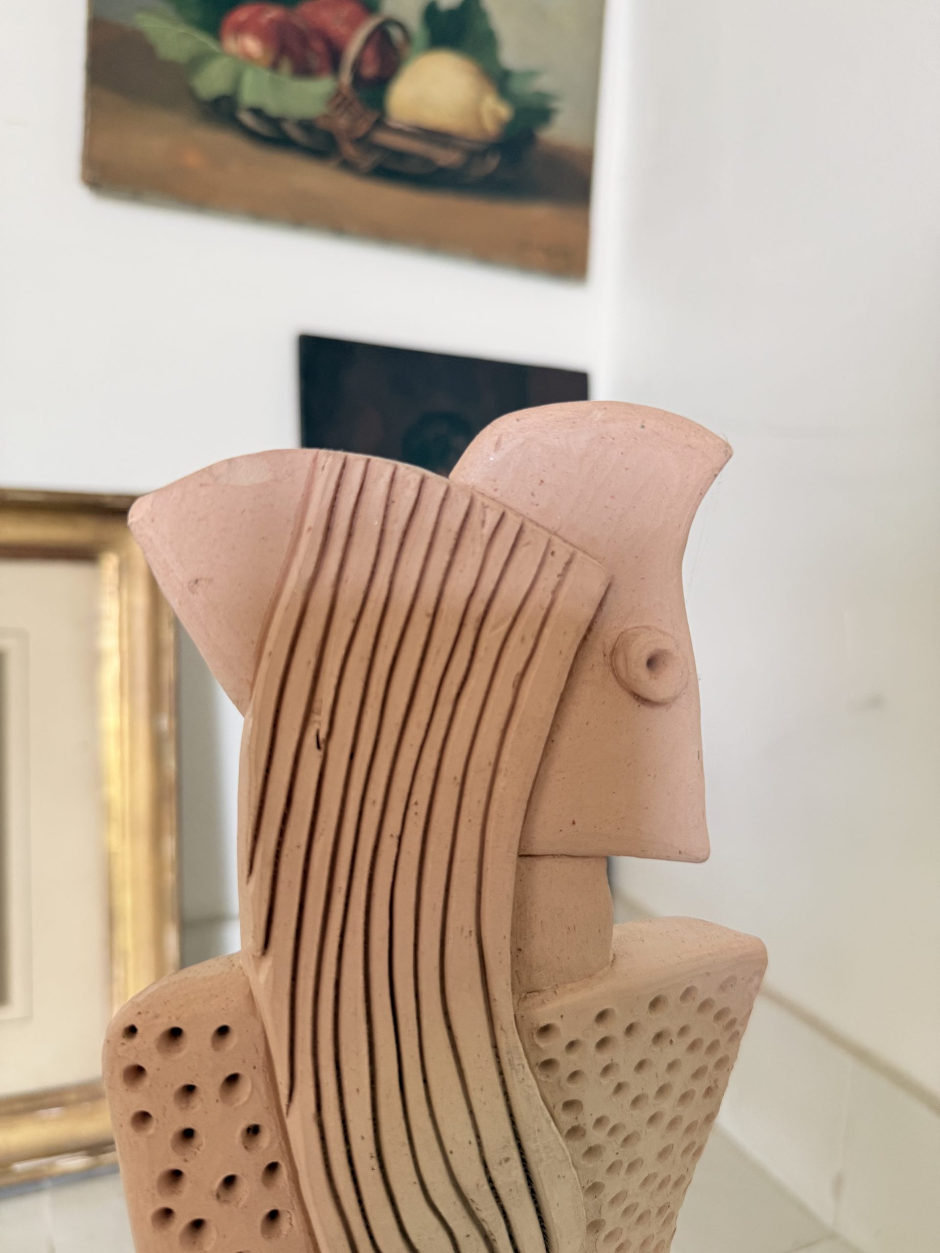 Sculpture en terre cuite signée Alain Michel Boucher – Image 8